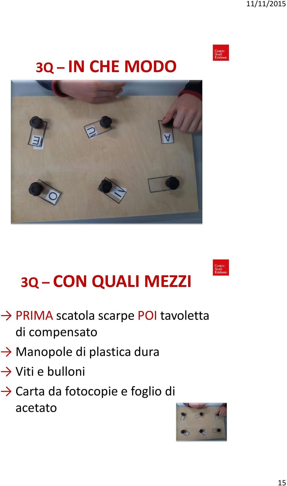 compensato Manopole di plastica dura Viti