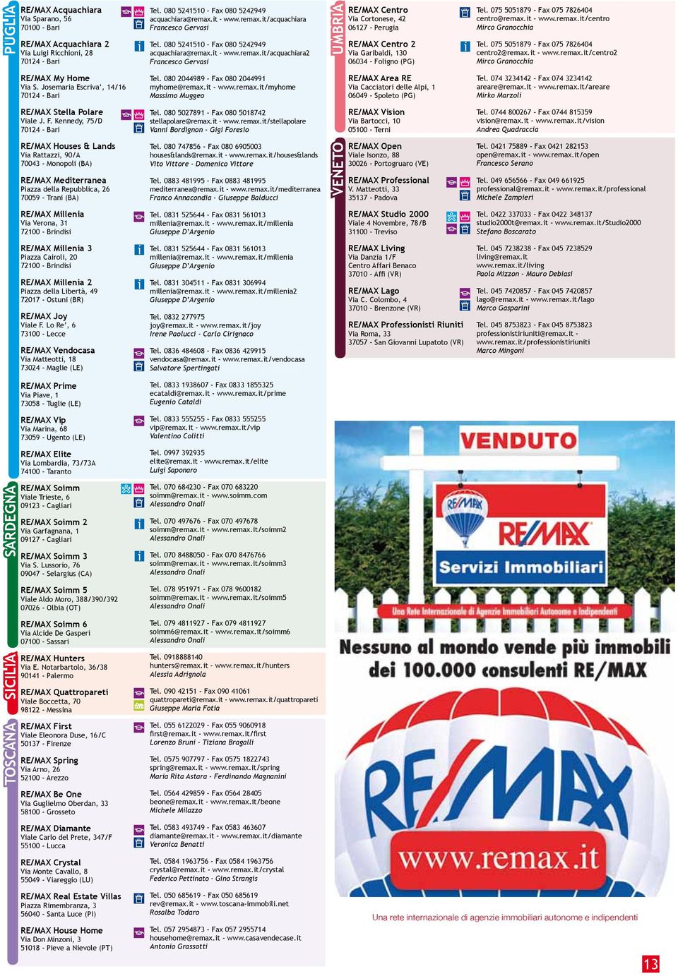 075 5051879 - Fax 075 7826404 centro@remax.t - www.remax.t/centro Mrco Granoccha Tel. 075 5051879 - Fax 075 7826404 centro2@remax.t - www.remax.t/centro2 Mrco Granoccha My Home Va S.