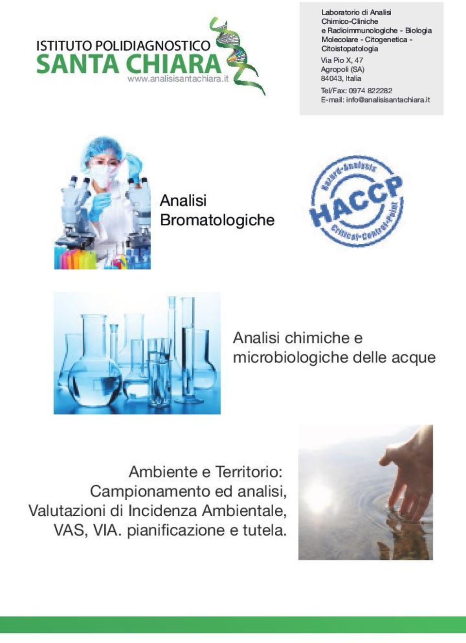 it 0974 822282 Analisi Bromatologiche Analisi chimiche e microbiologiche delle