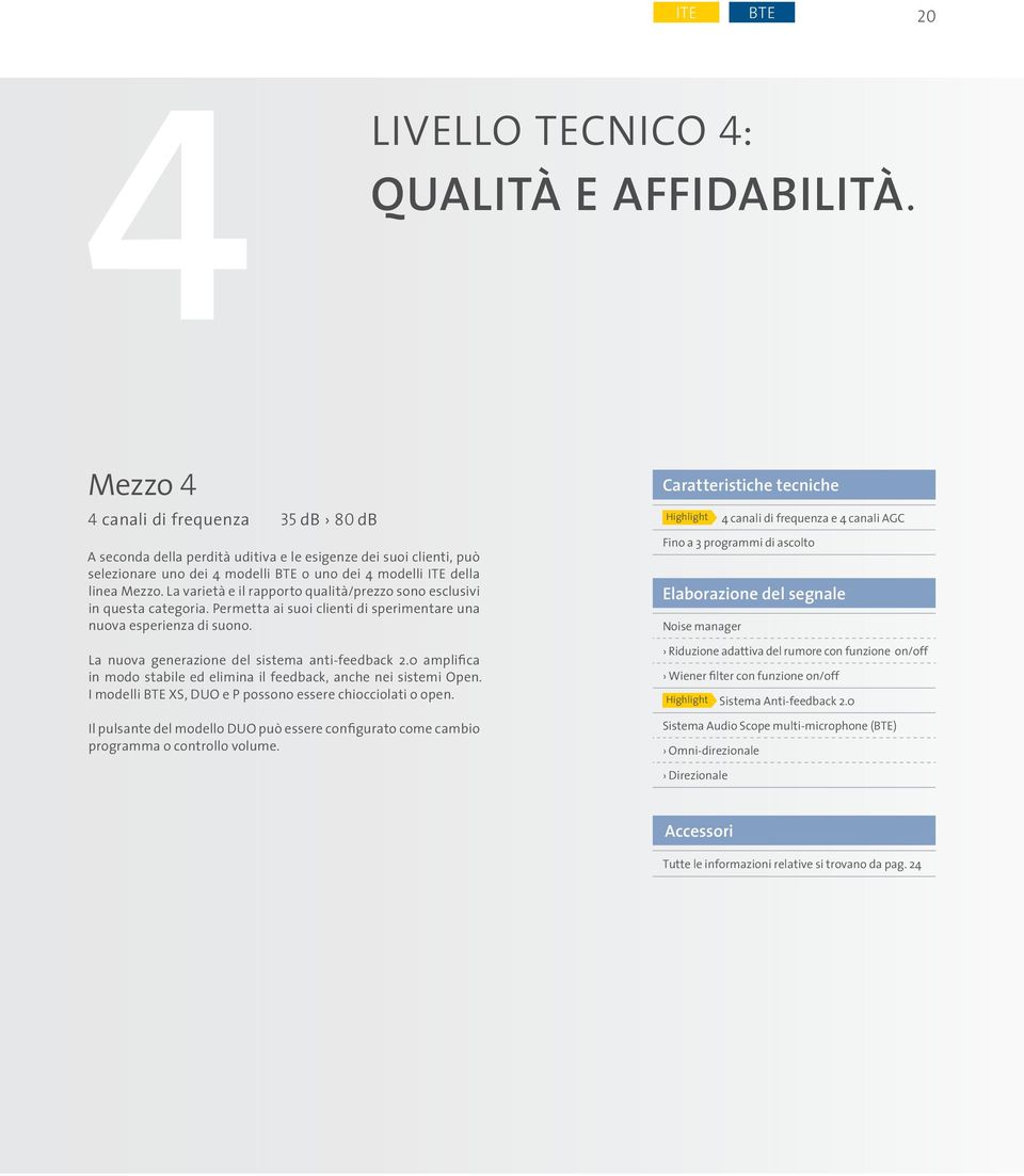 La varietà e il rapporto qualità/prezzo sono esclusivi in questa categoria. Permetta ai suoi clienti di sperimentare una nuova esperienza di suono. La nuova generazione del sistema antifeedback.