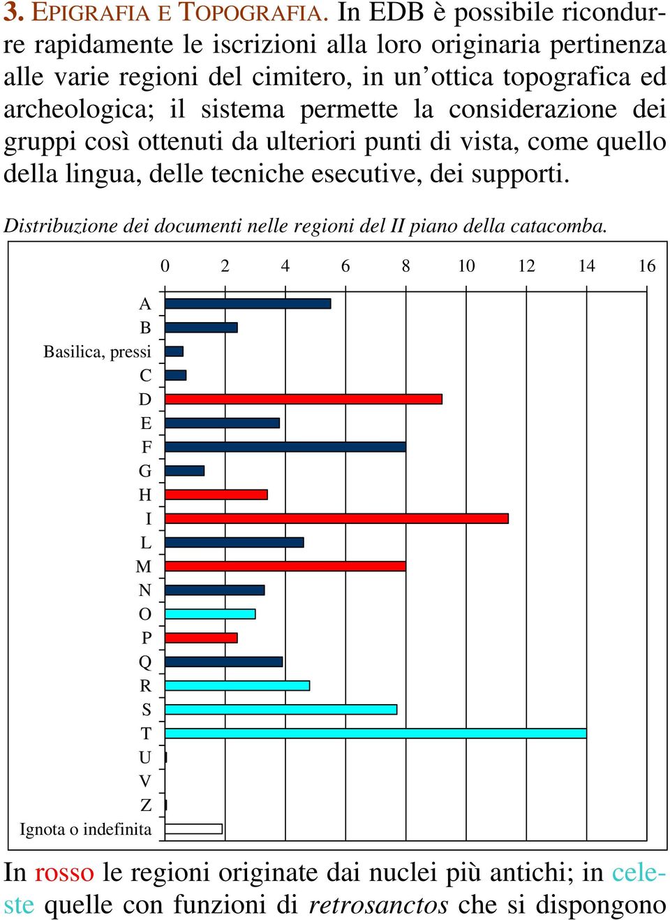 archeologica; il sistema permette la considerazione dei gruppi così ottenuti da ulteriori punti di vista, come quello della lingua, delle tecniche esecutive,