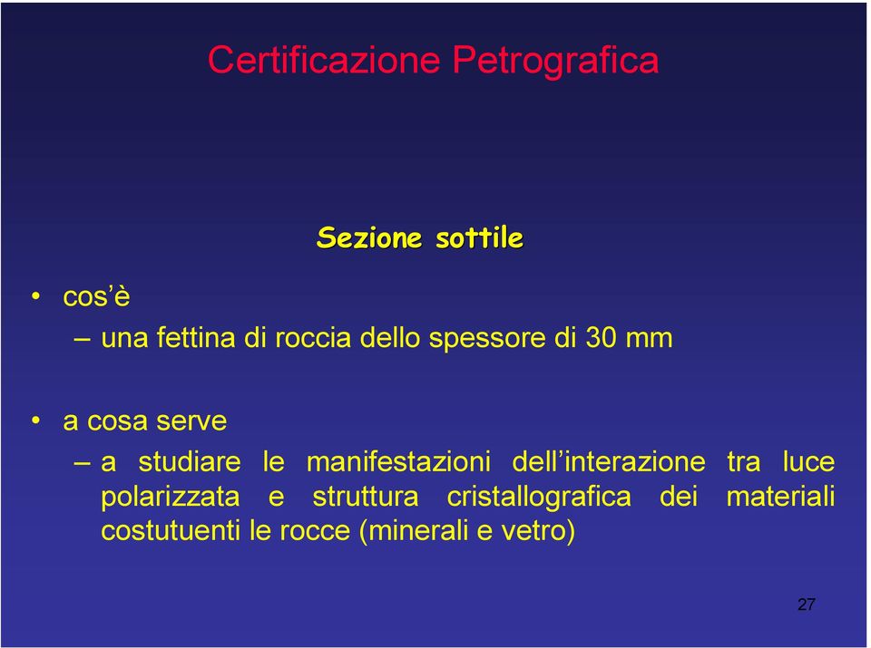 manifestazioni dell interazione tra luce polarizzata e struttura