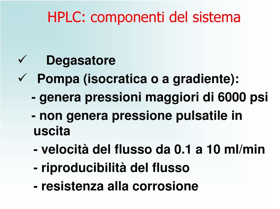 genera pressione pulsatile in uscita - velocità del flusso da 0.