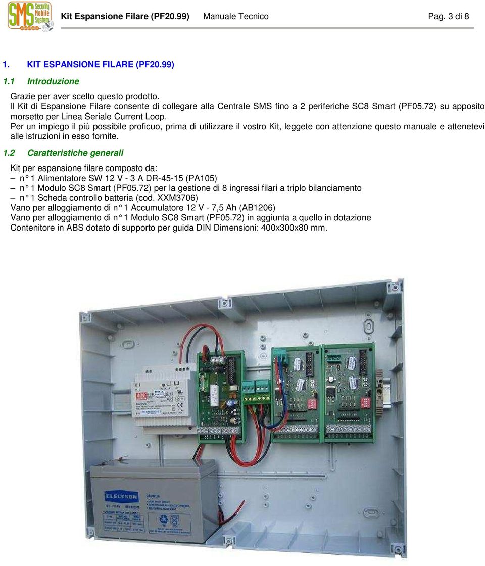 Per un impiego il più possibile proficuo, prima di utilizzare il vostro Kit, leggete con attenzione questo manuale e attenetevi alle istruzioni in esso fornite. 1.