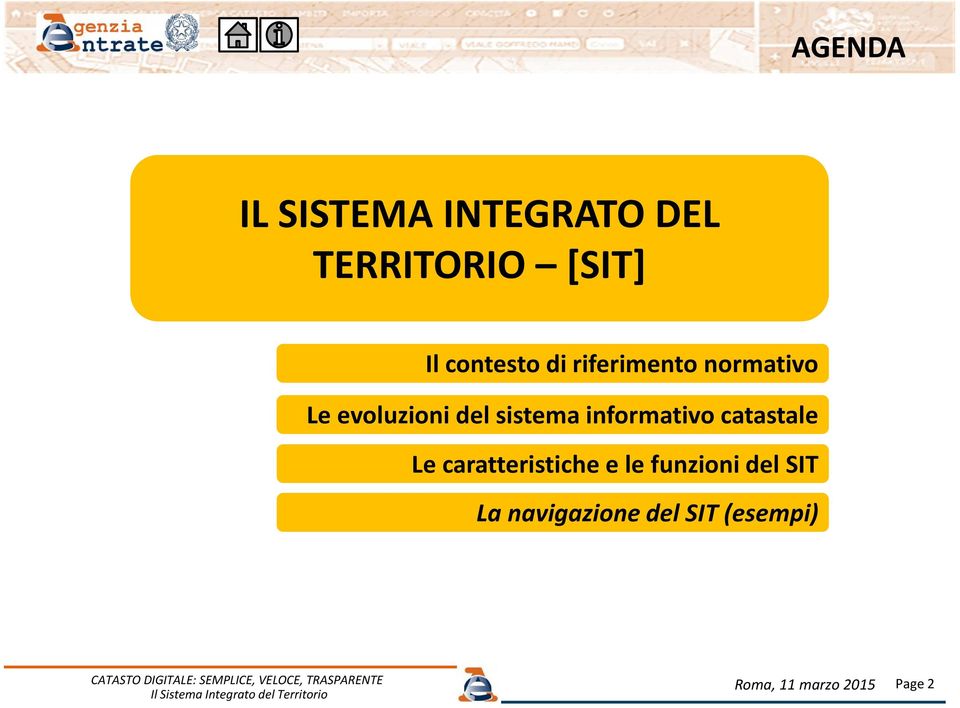 sistema informativo catastale Le caratteristiche e le