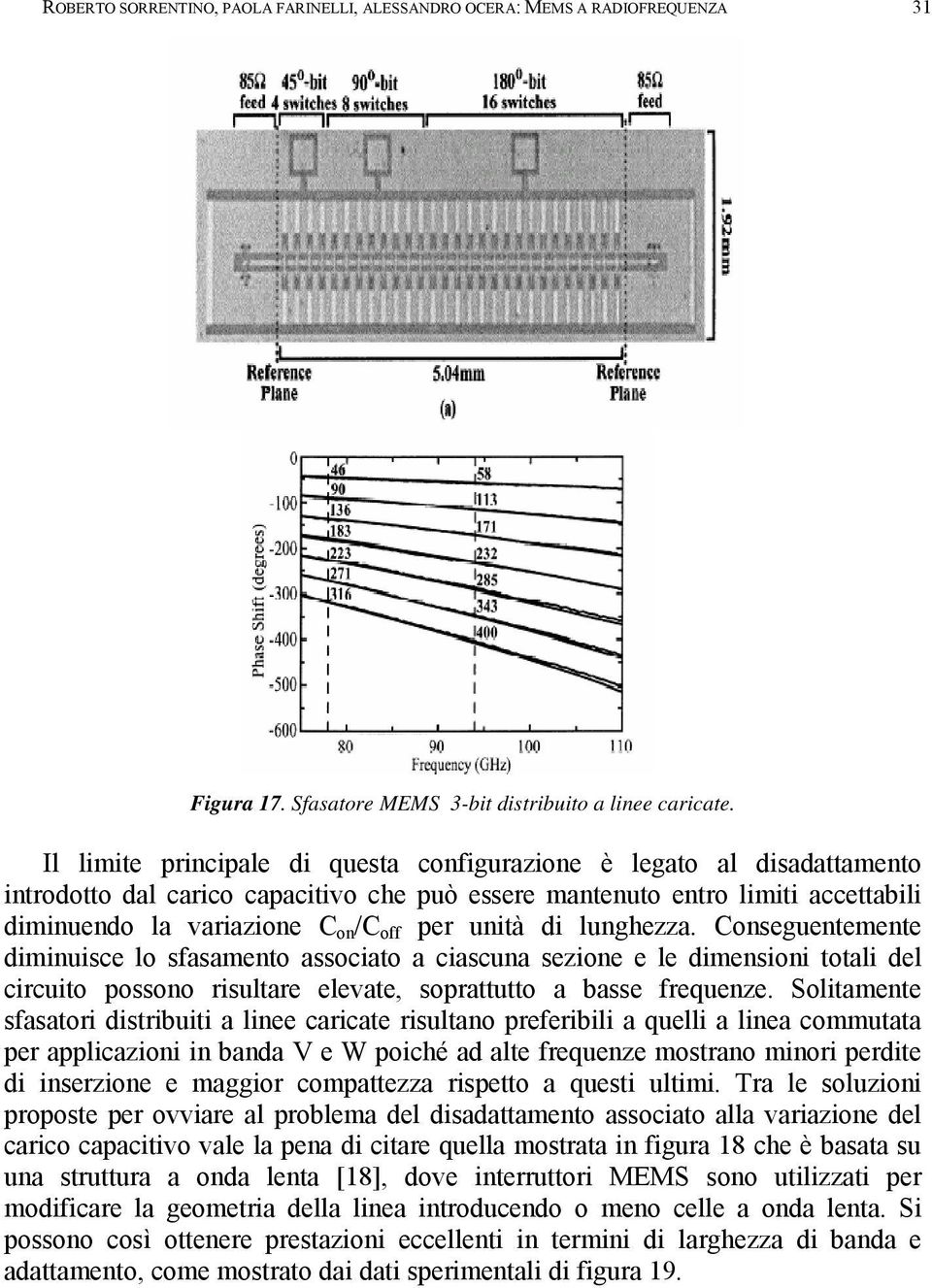 unità di lunghezza. Conseguentemente diminuisce lo sfasamento associato a ciascuna sezione e le dimensioni totali del circuito possono risultare elevate, soprattutto a basse frequenze.