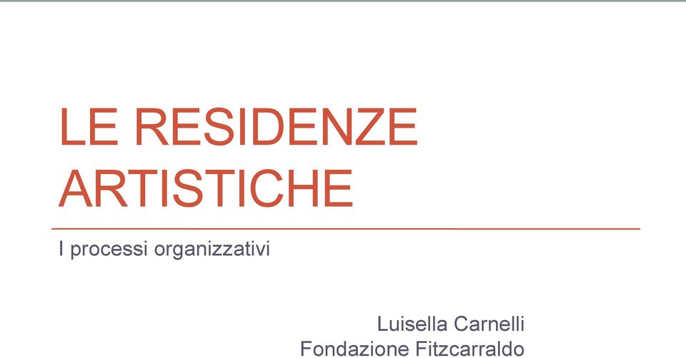 organizzativi Luisella