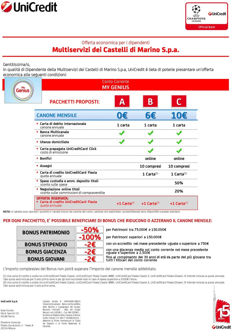 ndenti Multiservizi dei Castelli di Marino S.p.