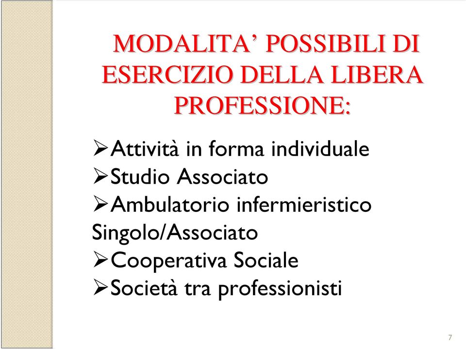 Associato Ambulatorio infermieristico