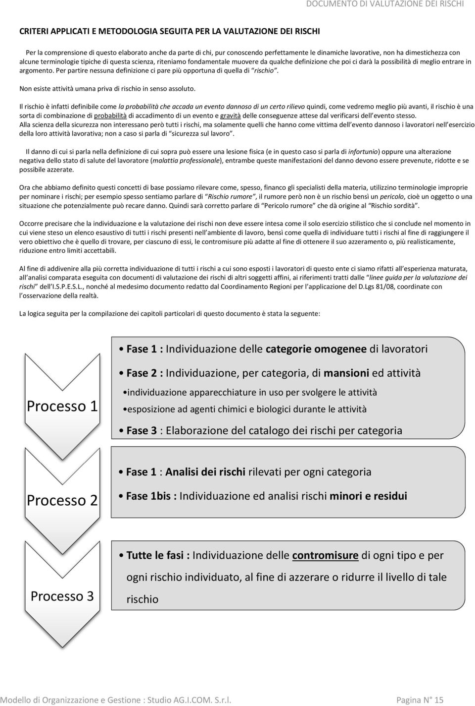 Per partire nessuna definizione ci pare più opportuna di quella di rischio. Non esiste attività umana priva di rischio in senso assoluto.