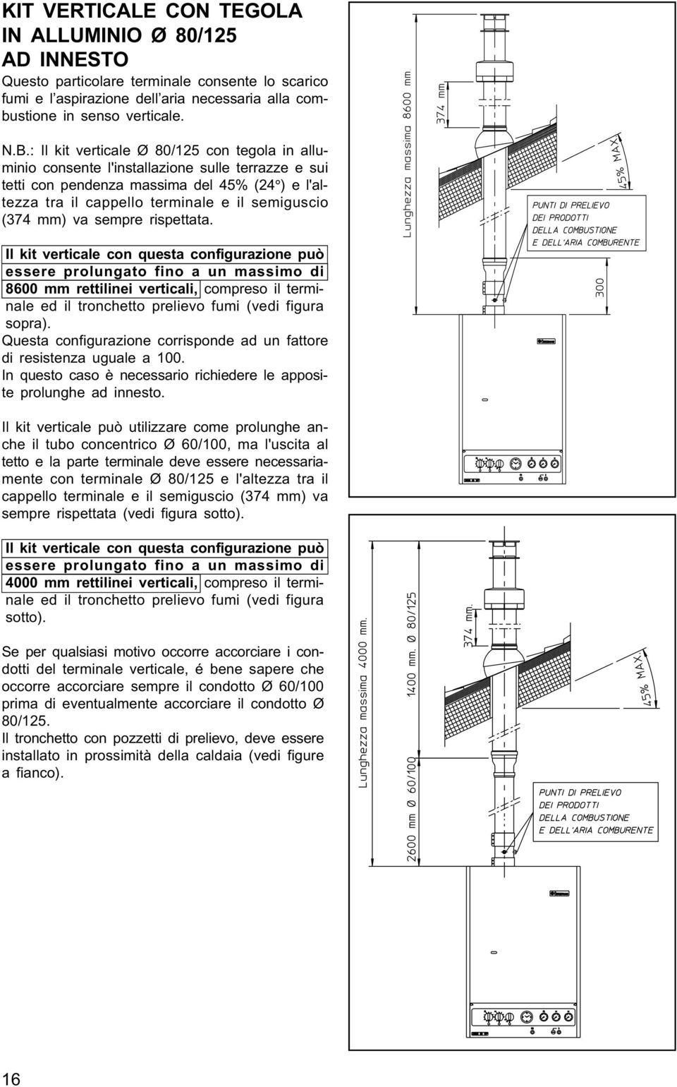 mm) va sempre rispettata.