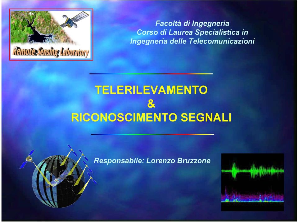 Telecomunicazioni TELERILEVAMENTO &