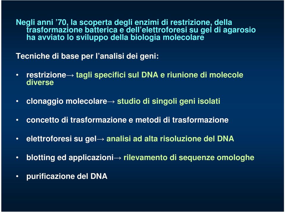 riunione di molecole diverse clonaggio molecolare studio di singoli geni isolati concetto di trasformazione e metodi di