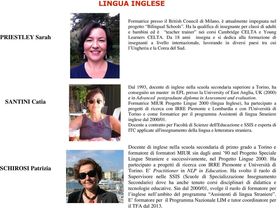 Da 18 anni insegna e si dedica alla formazione di insegnanti a livello internazionale, lavorando in diversi paesi tra cui l Ungheria e la Corea del Sud.