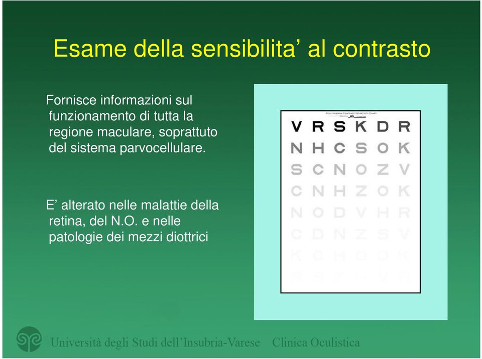 maculare, soprattuto del sistema parvocellulare.