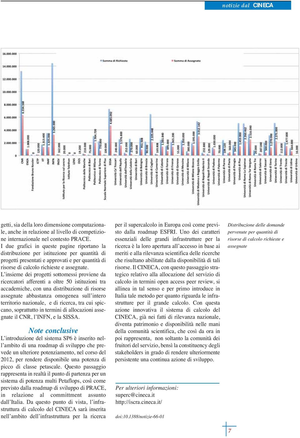 L insieme dei progetti sottomessi proviene da ricercatori afferenti a oltre 50 istituzioni tra accademiche, con una distribuzione di risorse assegnate abbastanza omogenea sull intero territorio