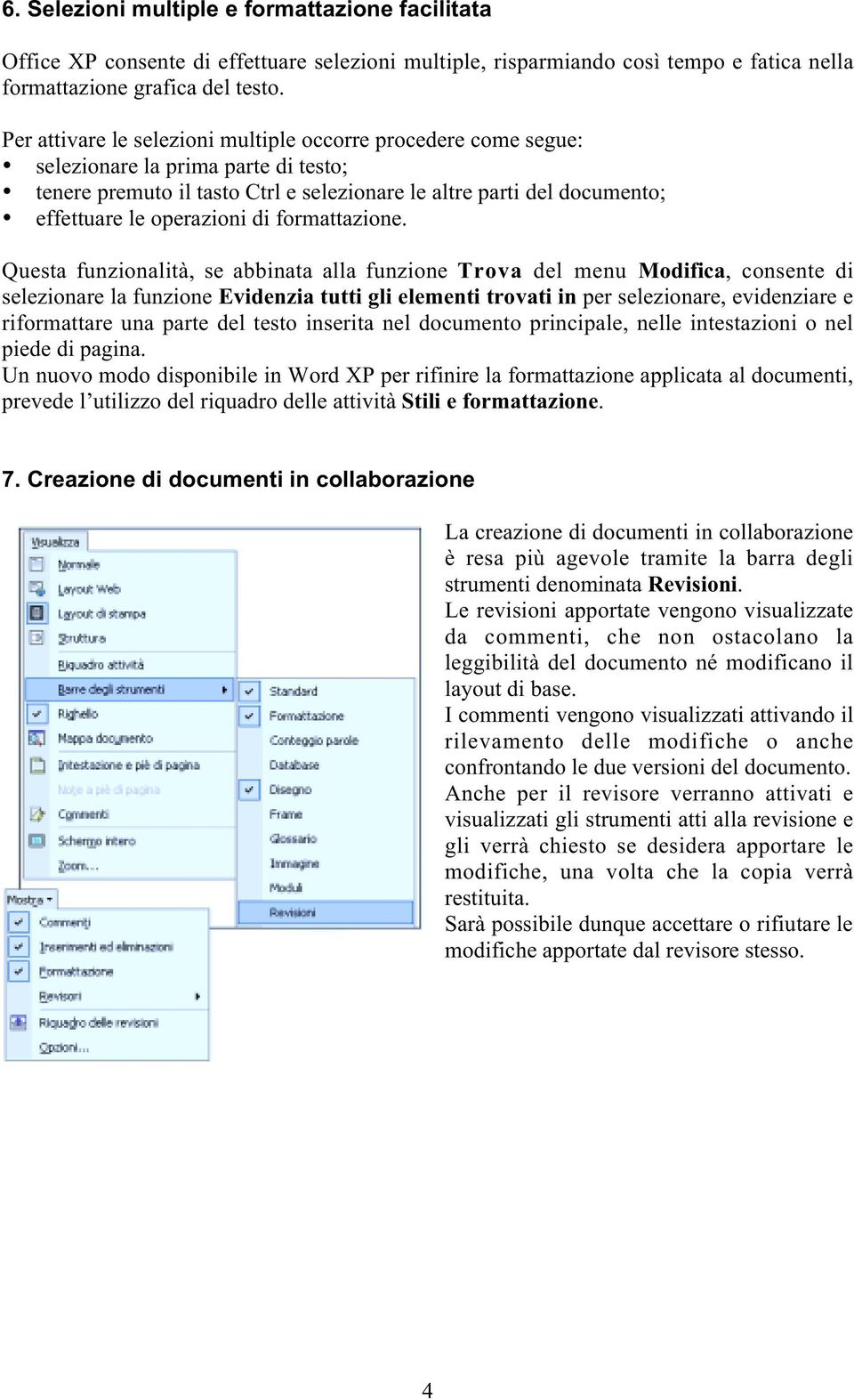 di formattazione.