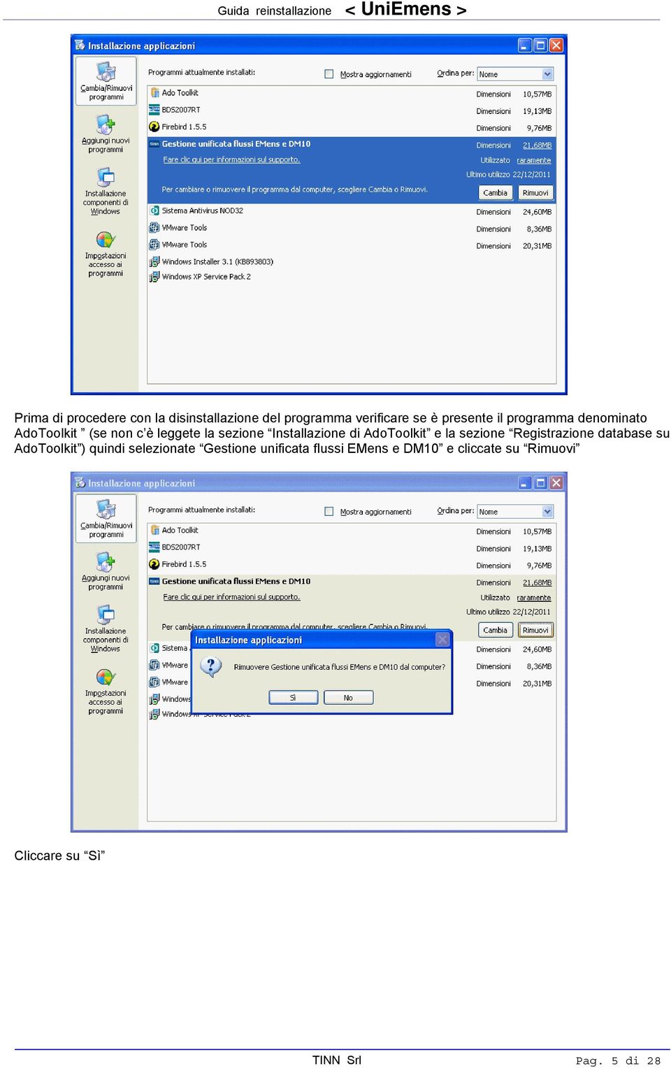 AdoToolkit e la sezione Registrazione database su AdoToolkit ) quindi selezionate