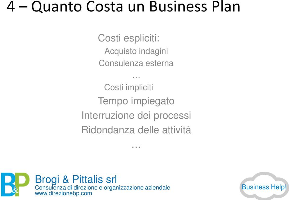 processi Ridondanza delle attività Brogi & Pittalis srl Consulenza