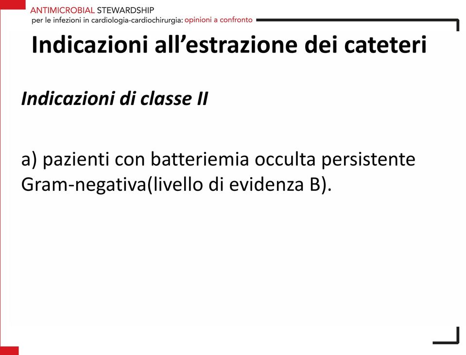 pazienti con batteriemia occulta