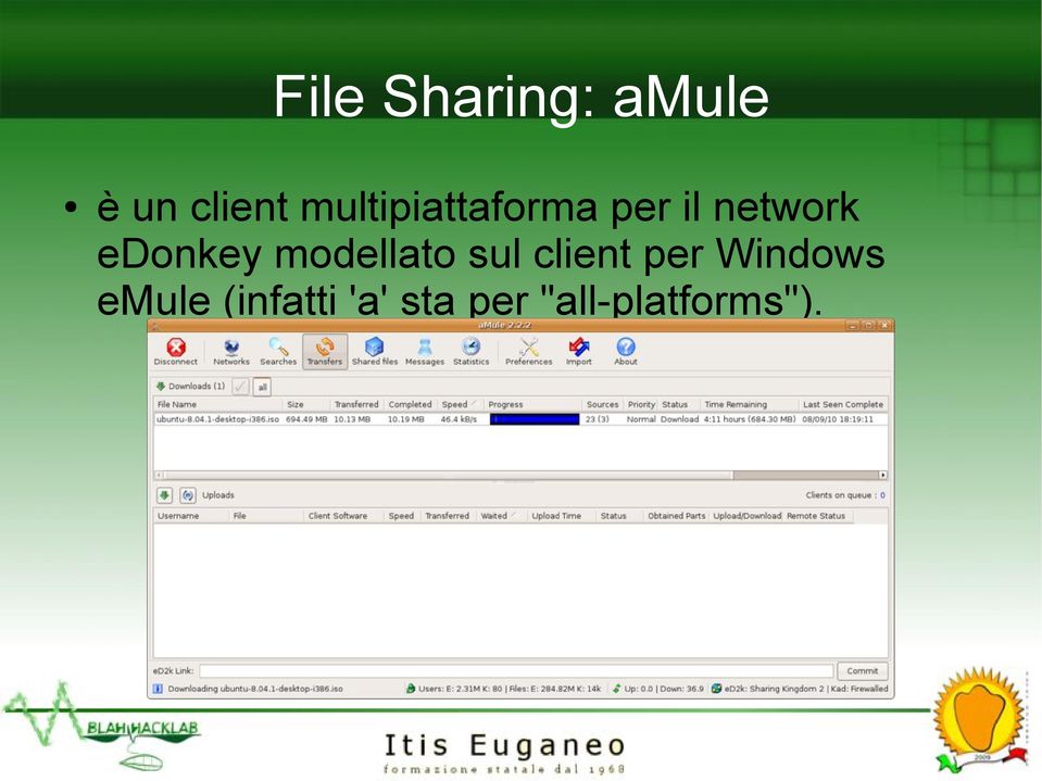 edonkey modellato sul client per