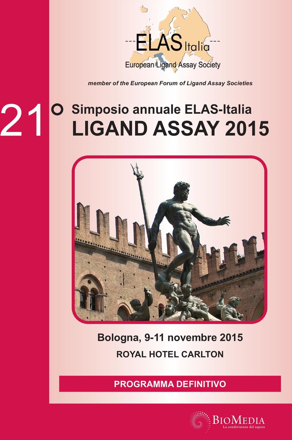 Simposio annuale ELAS-Italia Bologna, 9-11