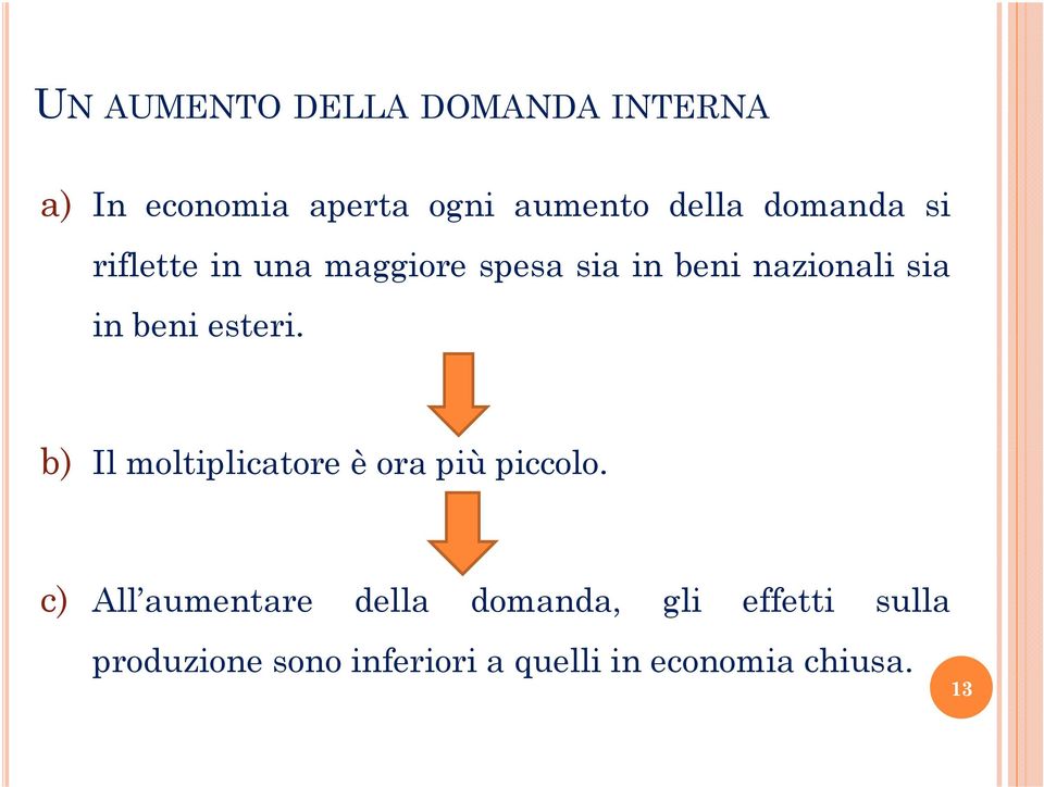 esteri. b) Il moltiplicatore li li è ora più piccolo.