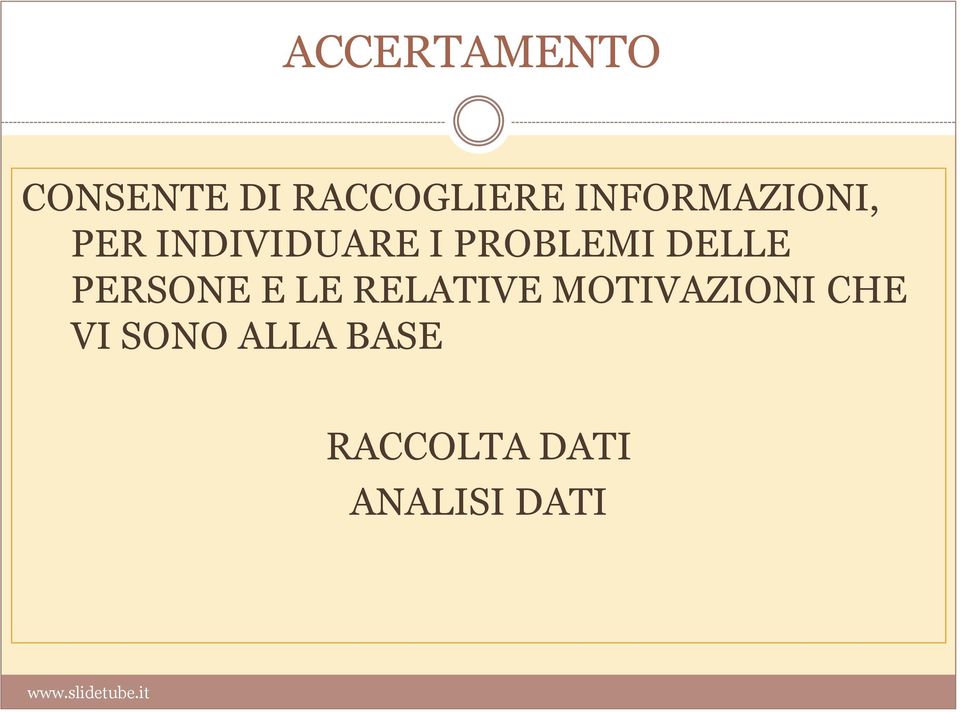 DELLE PERSONE E LE RELATIVE MOTIVAZIONI