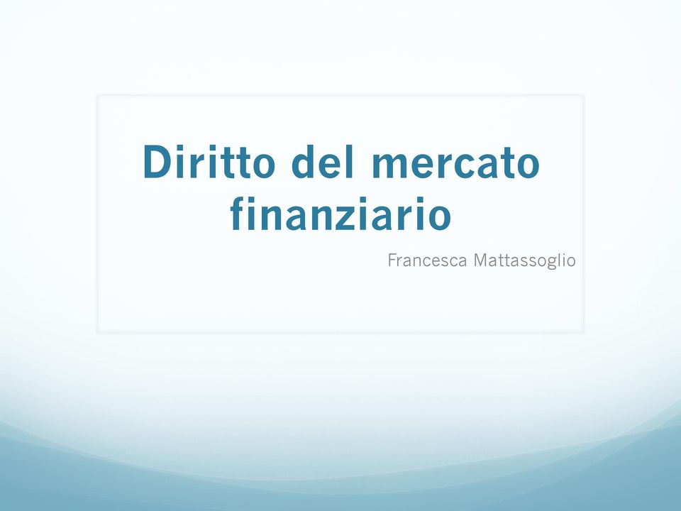 finanziario