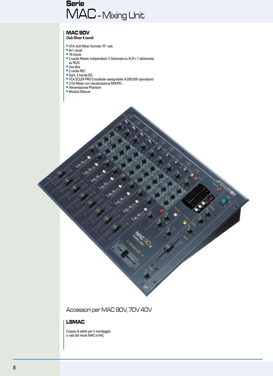 ECLER PRO Crossfader assegnabile (4.000.