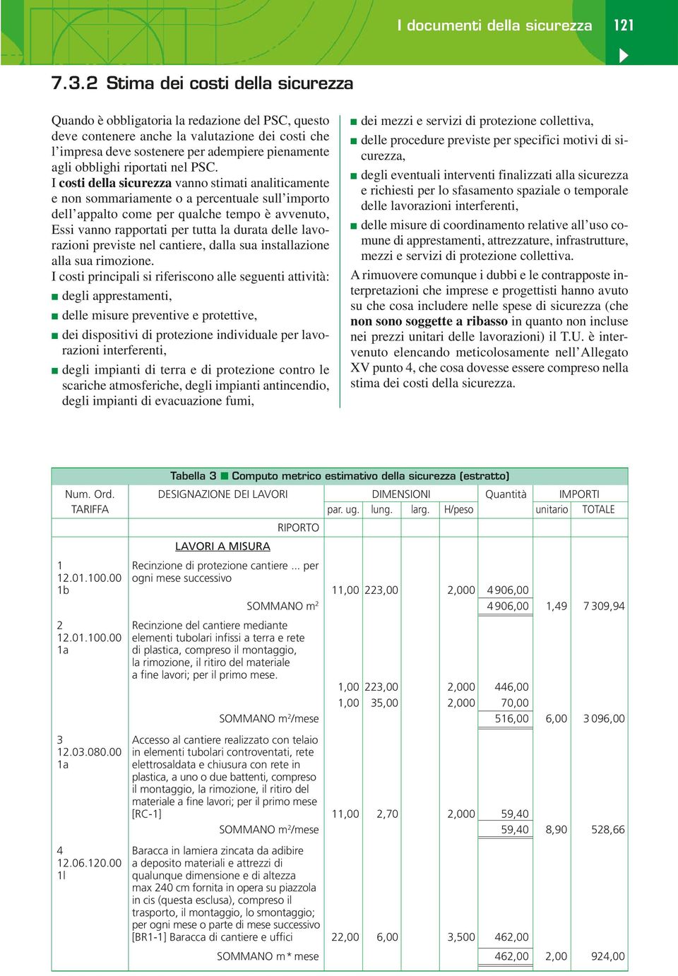 riportati nel PSC.