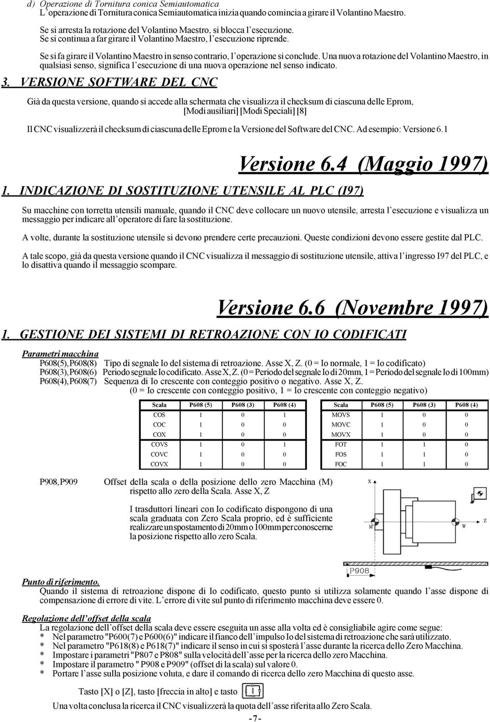 Se si fa girare il Volantino Maestro in senso contrario, l operazione si conclude.