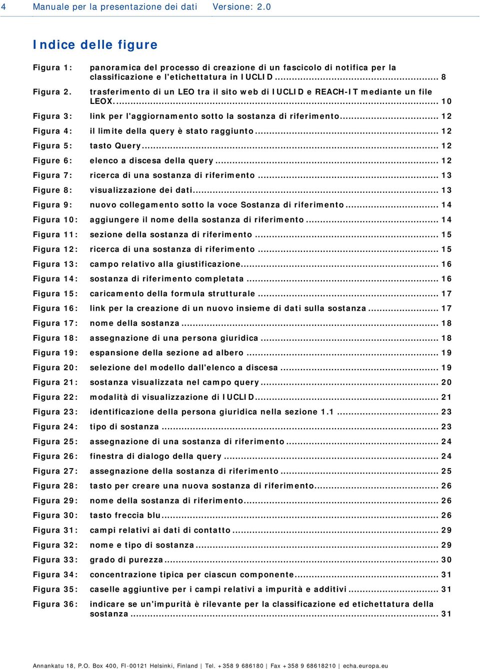 .. 12 Figura 4: il limite della query è stat raggiunt... 12 Figura 5: tast Query... 12 Figure 6: elenc a discesa della query... 12 Figura 7: ricerca di una sstanza di riferiment.