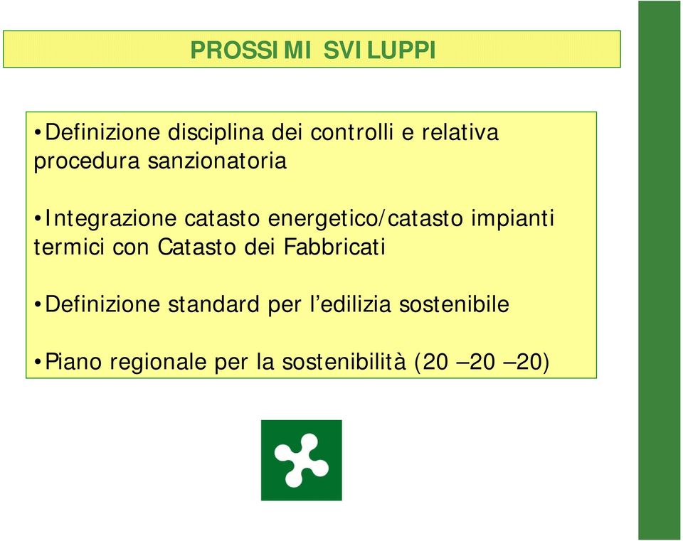 termici con Catasto dei Fabbricati Definizione standard per l edilizia