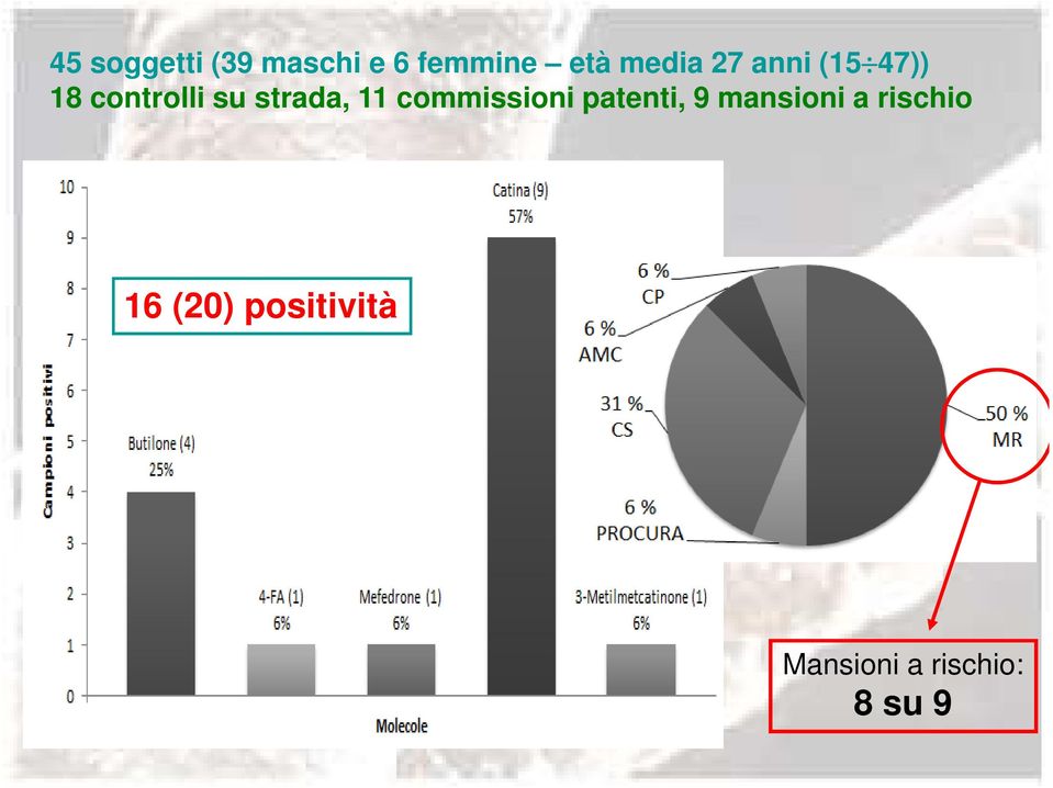 strada, 11 commissioni patenti, 9 mansioni