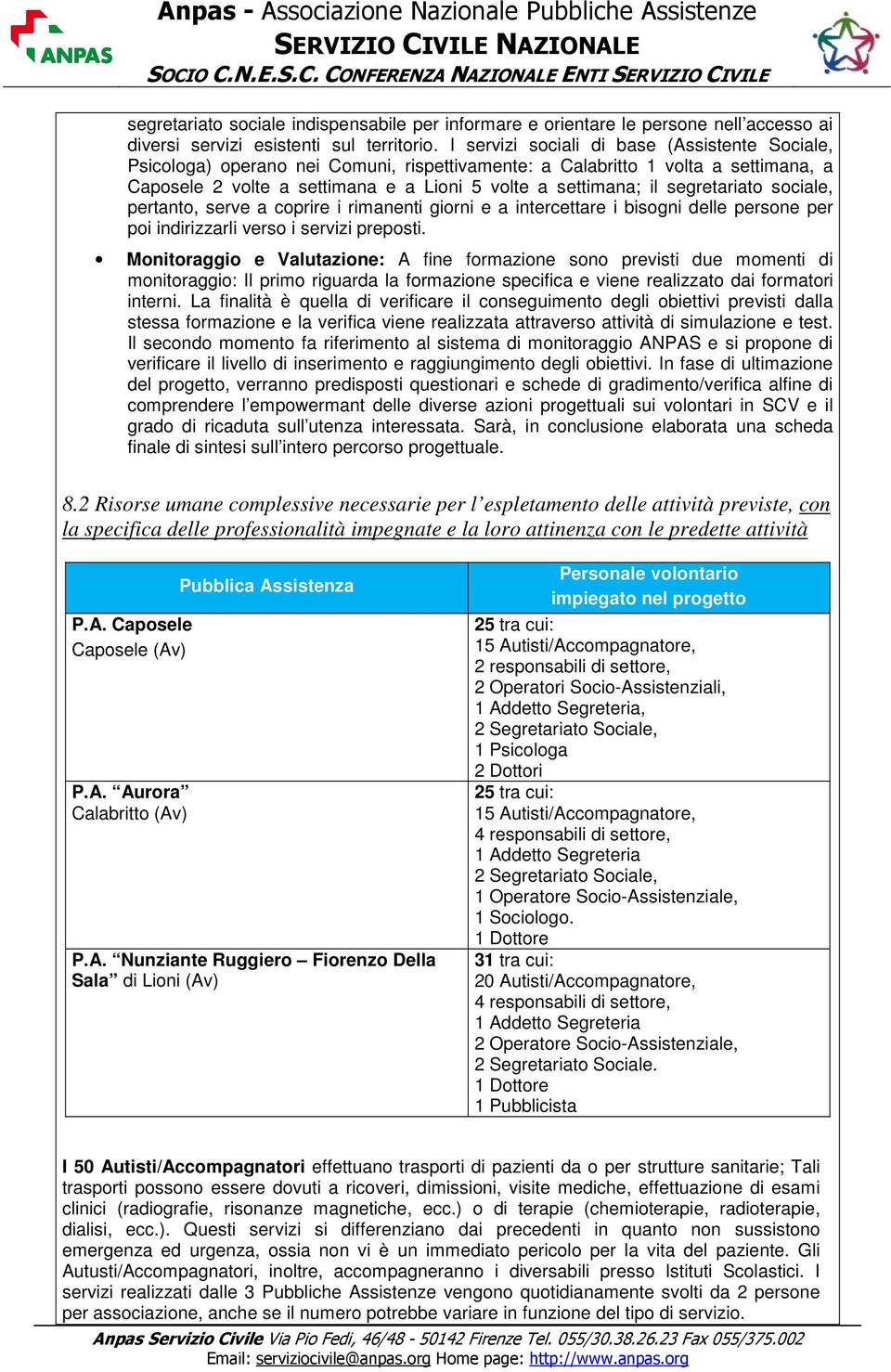 segretariato sociale, pertanto, serve a coprire i rimanenti giorni e a intercettare i bisogni delle persone per poi indirizzarli verso i servizi preposti.