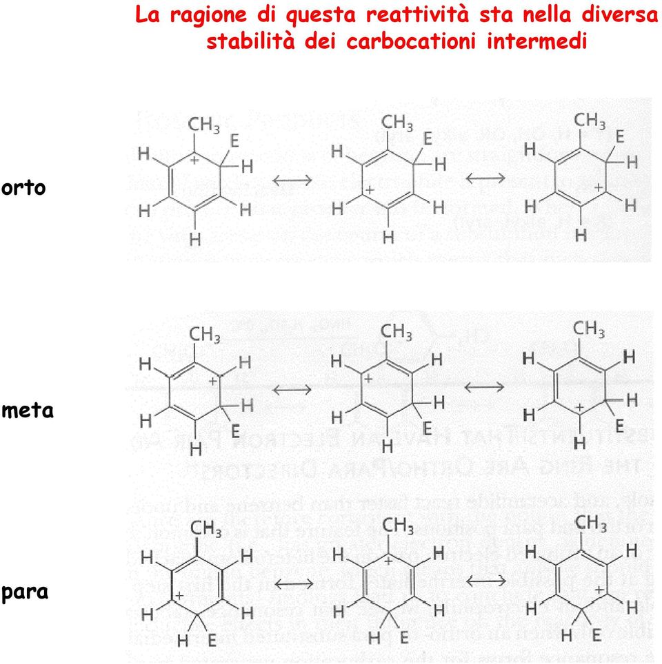 diversa stabilità dei