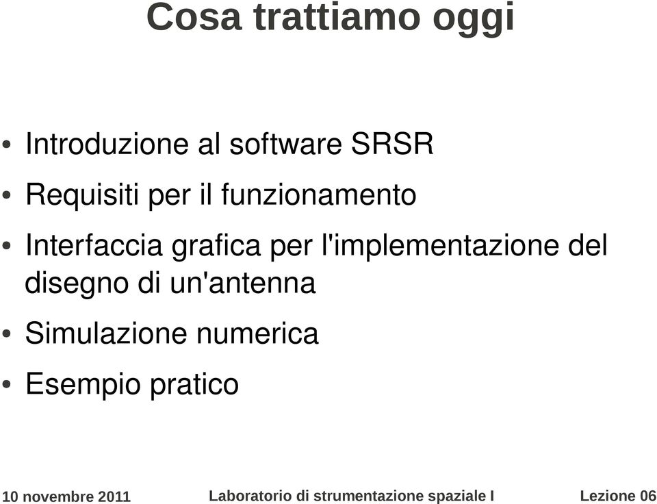 Interfaccia grafica per l'implementazione del