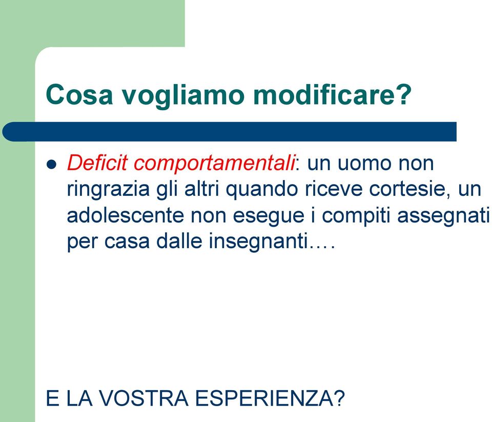 gli altri quando riceve cortesie, un adolescente