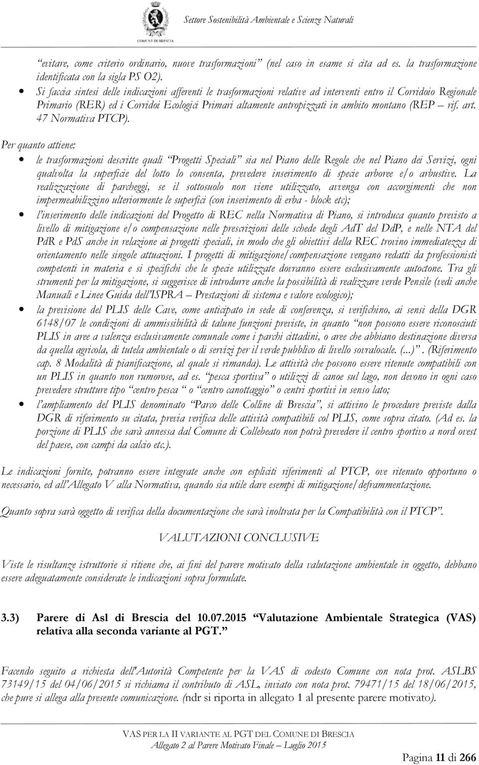 montano (REP rif. art. 47 Normativa PTCP).