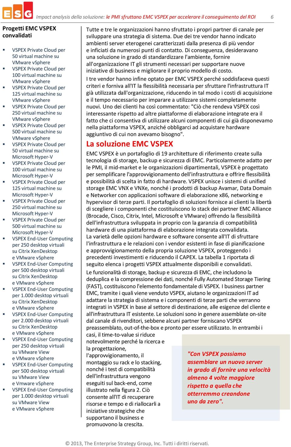 Hyper-V 125 virtual machine su Microsoft Hyper-V 250 virtual machine su Microsoft Hyper-V 500 virtual machine su Microsoft Hyper-V per 250 desktop virtuali su Citrix XenDesktop per 500 desktop