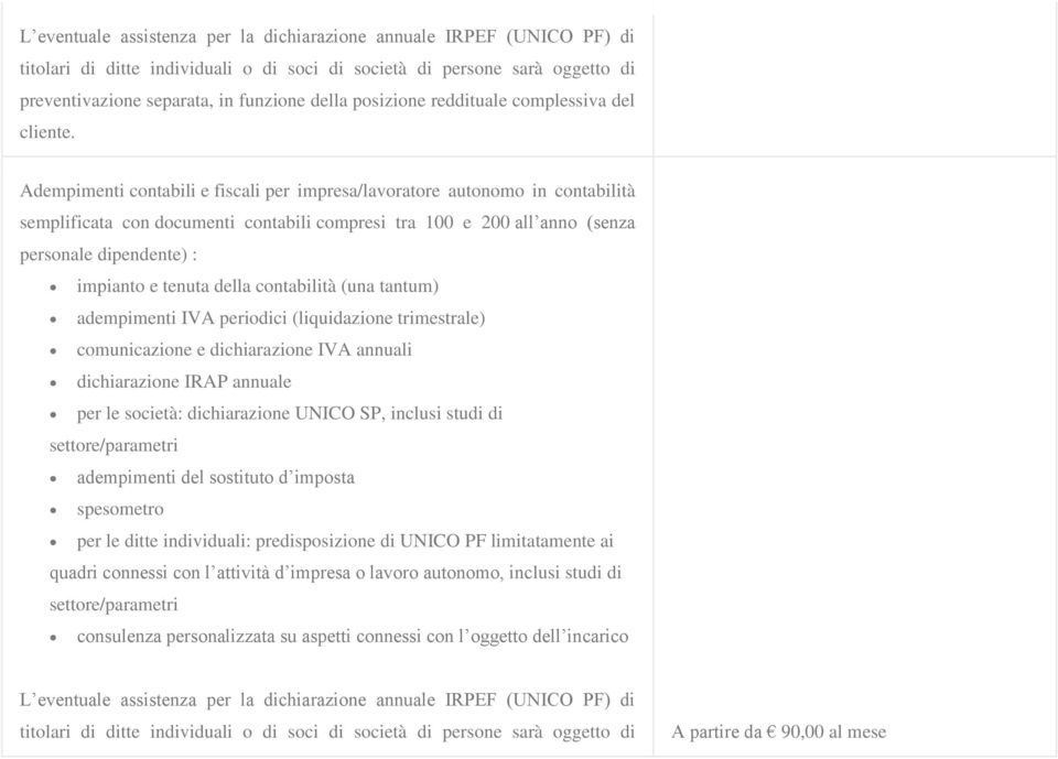 Adempimenti contabili e fiscali per impresa/lavoratore autonomo in contabilità semplificata con documenti contabili compresi tra 100 e 200 all anno (senza personale dipendente) : impianto e tenuta