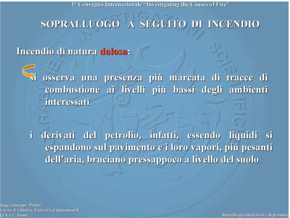 interessati i derivati del petrolio, infatti, essendo liquidi si espandono sul