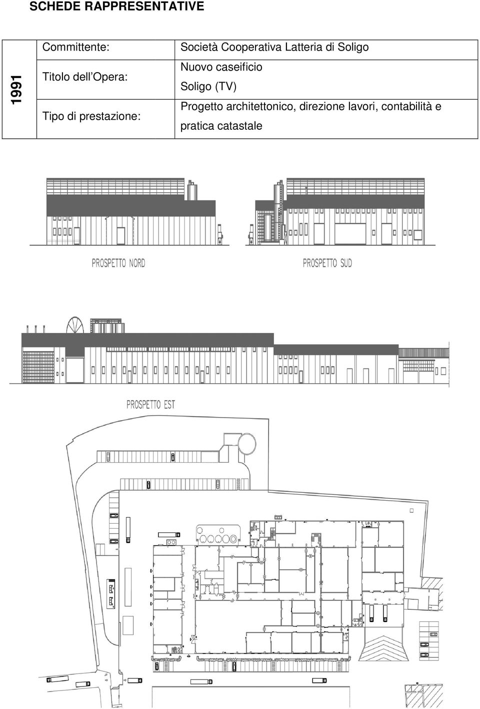 caseificio Soligo (TV) Progetto