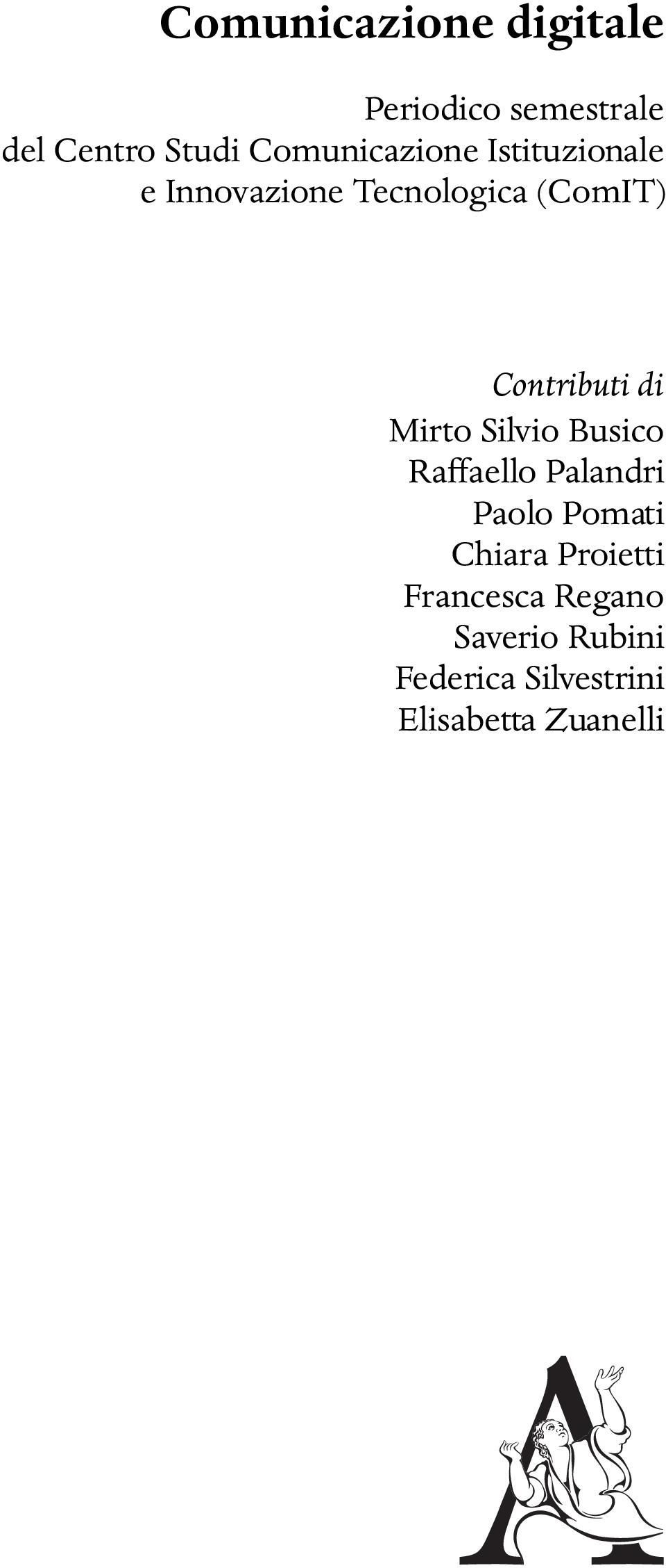 Contributi di Mirto Silvio Busico Raffaello Palandri Paolo Pomati