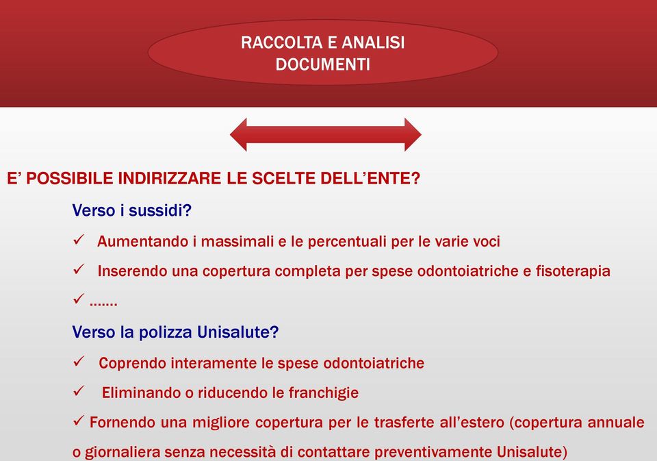 fisoterapia. Verso la polizza Unisalute?