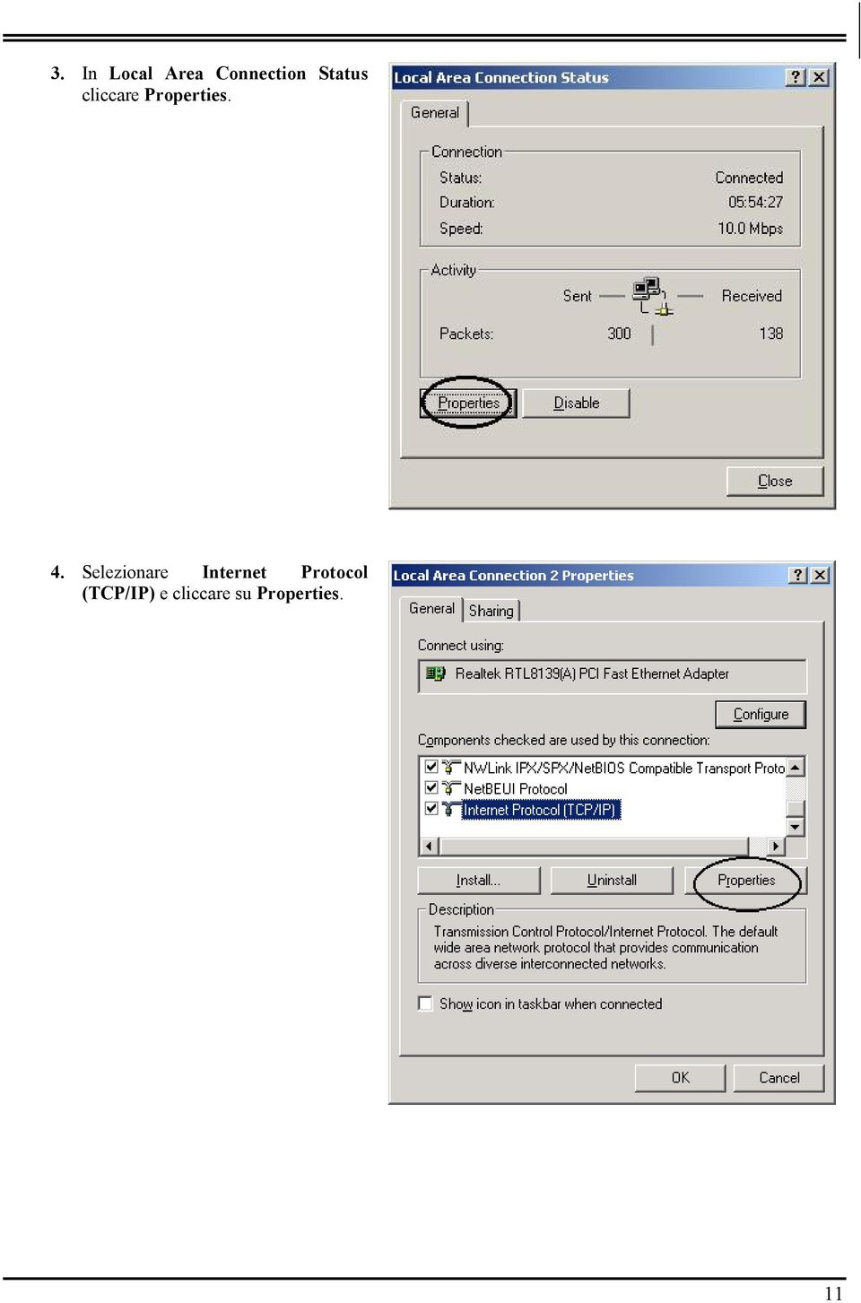 Selezionare Internet Protocol