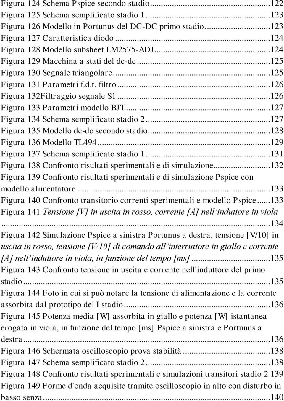 .. 126 Figura 132Filtraggio segnale S1... 126 Figura 133 Parametri modello BJT... 127 Figura 134 Schema semplificato stadio 2... 127 Figura 135 Modello dc-dc secondo stadio.