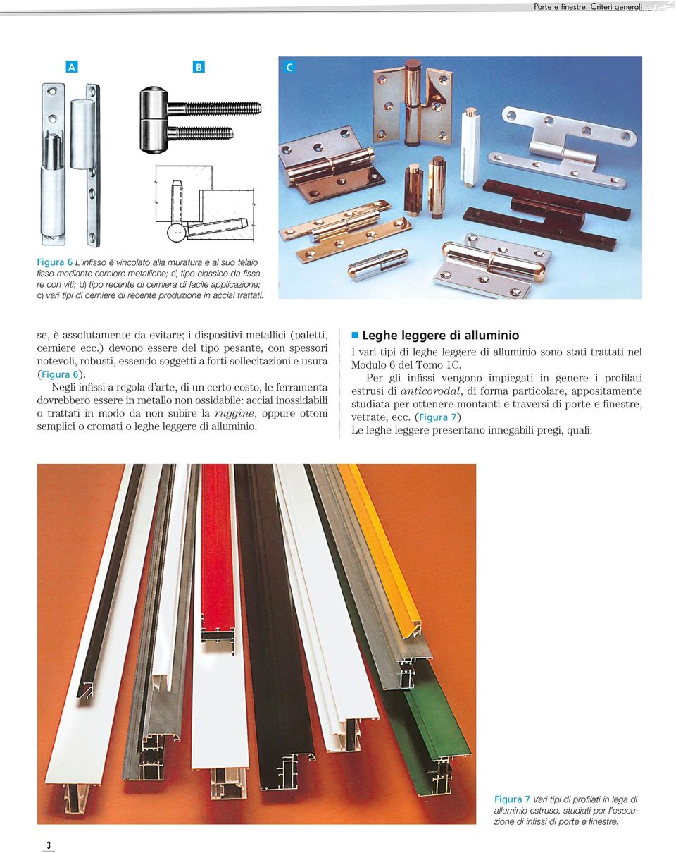 ) devono essere del tipo pesante, con spessori notevoli, robusti, essendo soggetti a forti sollecitazioni e usura (Figura 6).