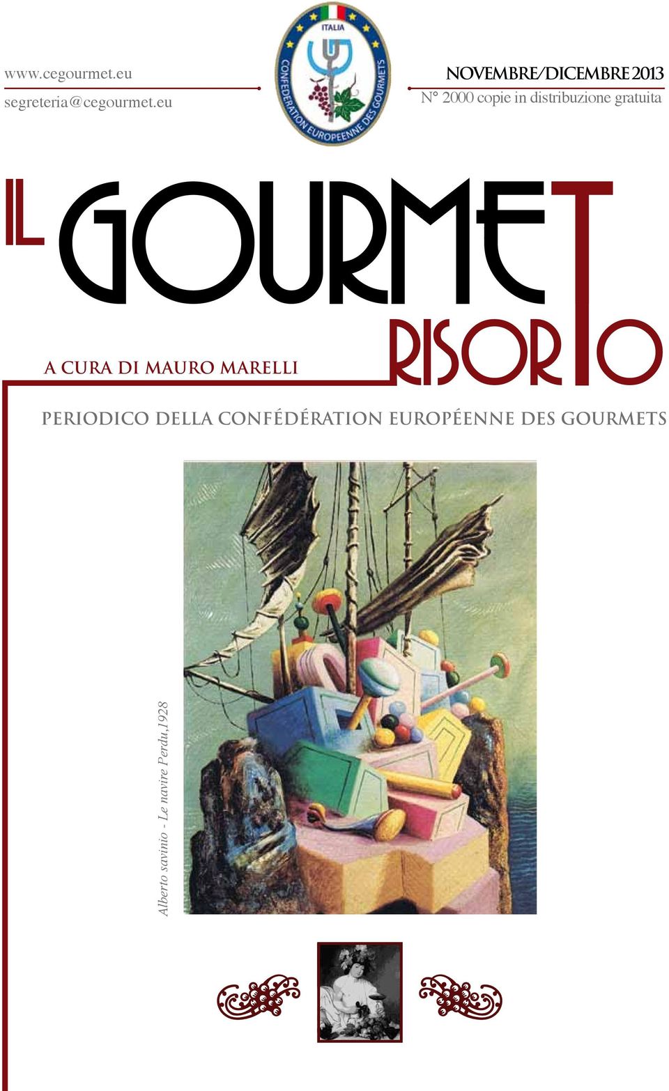 gratuita IL GOURMET a cura di Mauro Marelli RISOR O